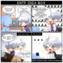 Behind the Scenes of My ENTP Idea Box: A 4-Panel Comic